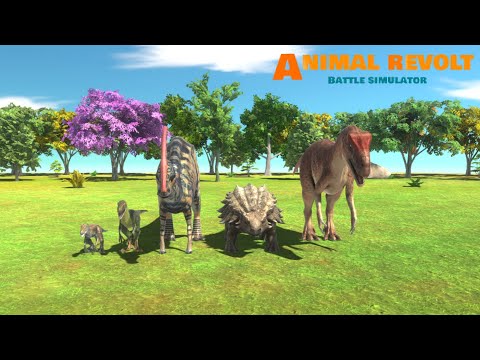 Dino all vs all death match remade |Animal Revolt Battle Simulator