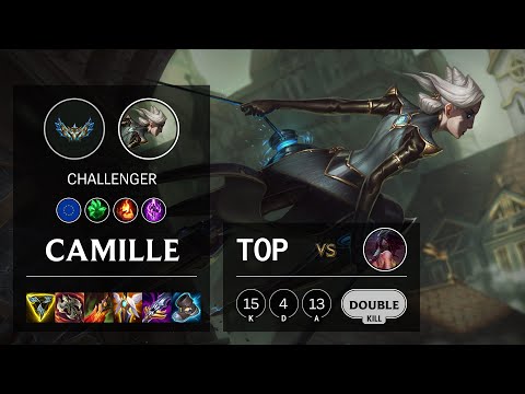 Camille Top vs Akali - EUW Challenger Patch 12.4