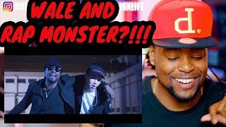 BLACK GUY REACTION to Rap Monster ft Wale - Change | BTS