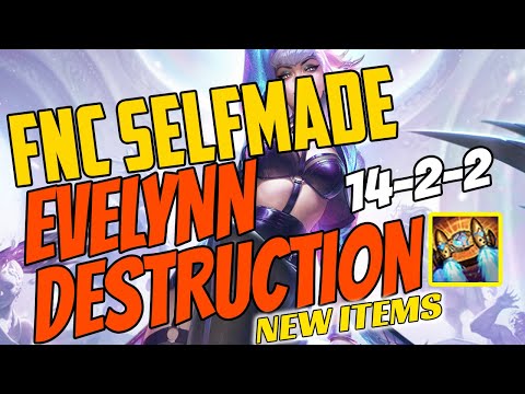 FNC Selfmade Plays Evelynn Jungle vs Ekko Challenger Gameplay New Items Season 11 Hextech Rocketbelt
