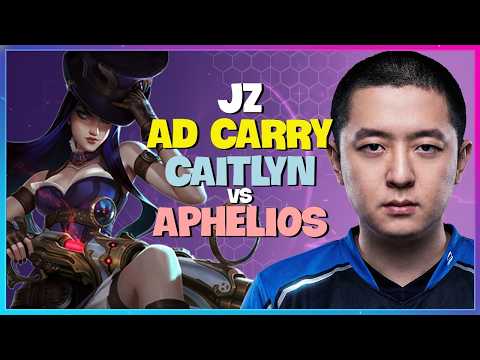 Challenger Caitlyn : This Dude is WRECKING Aphelios with DEVASTATING Kiting - Engsub