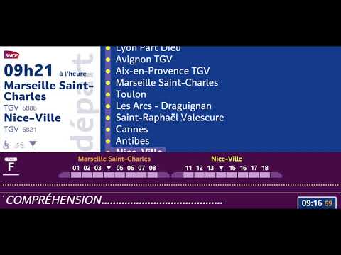 [INFOGARE] SNCF TGV 6886 & 6821 Announcement - Dijon-Ville Station