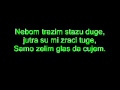 Aca Lukas Ti si moja bolna rana text 