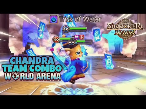 Chandra Team Combo in World Arena Ep. 4 - Summoners War