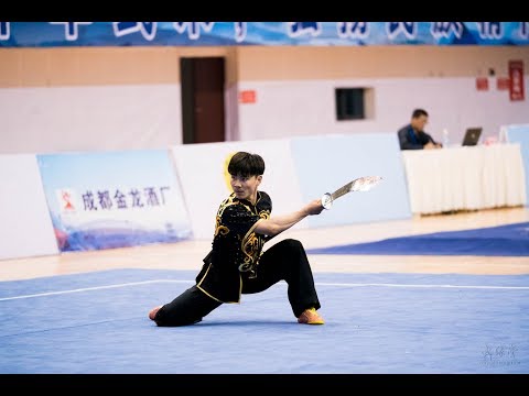 Men's Broadsword 男子大刀  朴刀 第12名 安徽 邓龙威 8.72分 an hui deng wen long