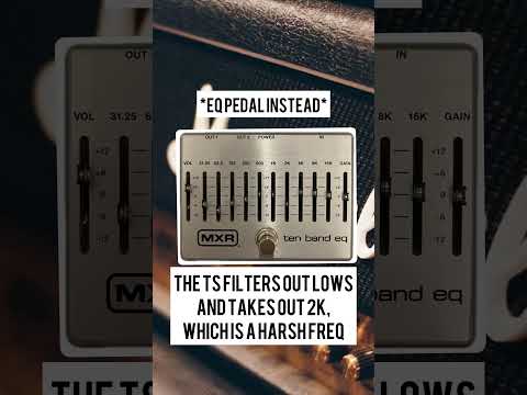 Using an EQ pedal to boost like a Tube Screamer? MXR 10 band as a boost!
