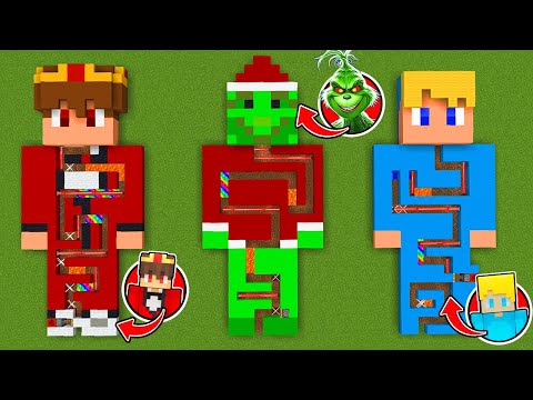 SEMLAKI LABYRINTH vs. GRINCH LABYRINTH vs. UKRI LABYRINTH XXL in Minecraft!