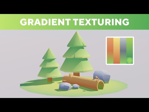 Blender Tutorial - Gradient Texturing (Game Assets)