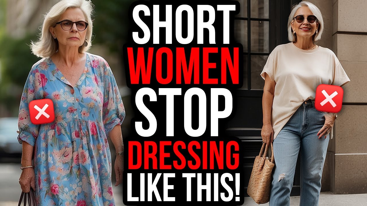 STYLE MISTAKES Short Women Over 50 NEED To Avoid!