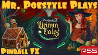 Mr. Poestyle Plays Grimm Tales Pinball FX Playstation 5