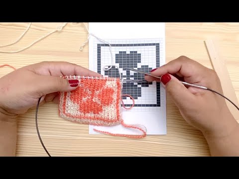 Double Knitting from a chart