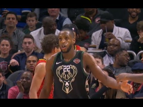 Khris Middleton Highlights vs Hawks RS19G42 - 17 Pts, 11 Rebs, 4 Asts (13.01.19)