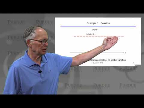 ECE Purdue Semiconductor Fundamentals L5.4: Semiconductor Equations - Minority Carrier Diffusion