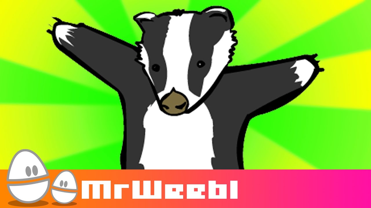 Badgers : animated music video : MrWeebl - YouTube