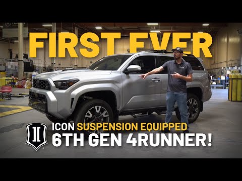 Next-Level Performance: ICON Suspension for the 6th Gen Toyota 4Runner TRD Sport