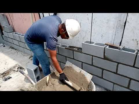 How to lay structural blocks...