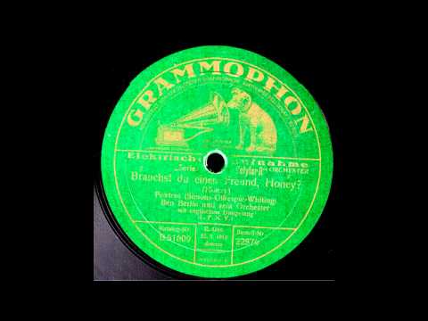 Brauchst du einen Freund, Honey? / Ben Berlin & Orchester mit englischem Duogesang