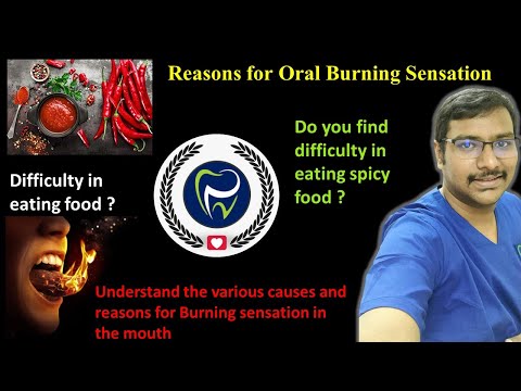 Dr Rudra Mohan | ORAL BURNING SENSATION | REASONS WHY YOU ARE NOT ABLE TO ENJOY SPICY FOOD!