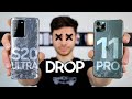Galaxy S20 Ultra vs iPhone 11 Pro Max DROP Test! Galaxy S20 Ultra vs iPhone 11 Pro Max DROP Test!