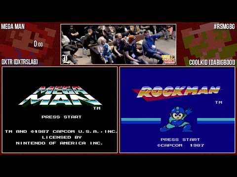 RetroSpelsMässan 2015 Speedruns - Mega Man race Coolkid vs. Dxtr