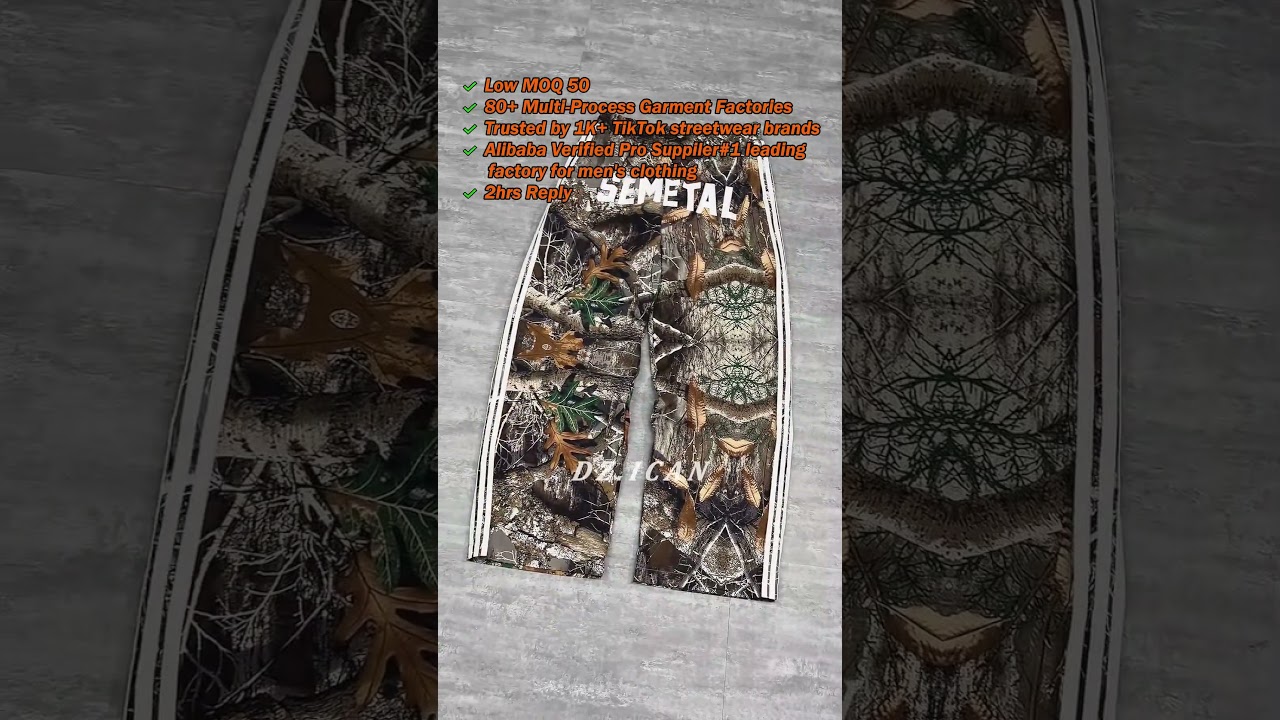 Step Inside Our Factory 👖 #GarmentFactory #CustomPants #sewing  #streetwear