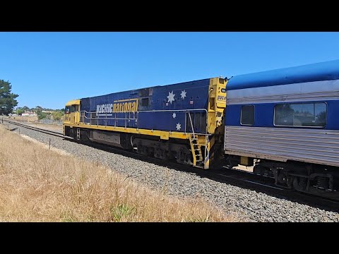 5AM8 JBRE "The Overland" (NR8), Adelaide to Melbourne, 1430, 14/11/24, Stawell VIC