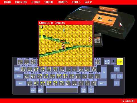 MEKA emulator- Ghouls n Ghosts Sega Master System