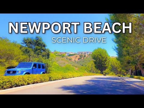 Driving Newport Beach (4K 60FPS) - Orange County, CA USA