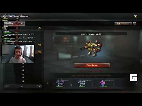 HOW TO UPGRADE THE MINI HYPERION TO GOLD IN CROSSFIRE