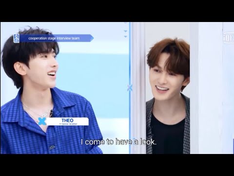 (Youth With You 2)Cai Xukun and THEO Zhu Zhengting moment(ft. Xiaogui & Ziyi)
