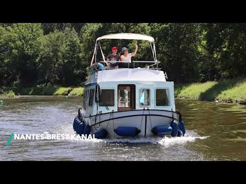 Hausboot mieten auf dem Nantes-Brest-Kanal – Hausbooturlaub in der Bretagne