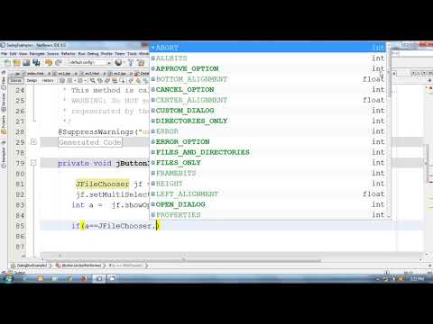 JAVA Netbeans in Hindi 17 | File Open DialogBox