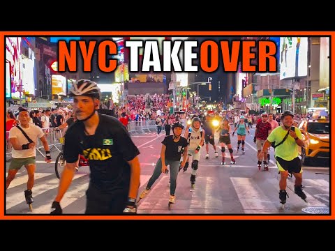 SKATERS TAKEOVER NEW YORK CITY!