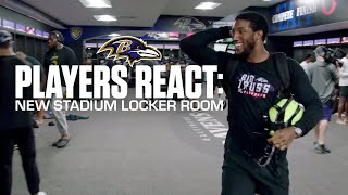 Ravens React to New Stadium Locker Room | Baltimore Ravens
