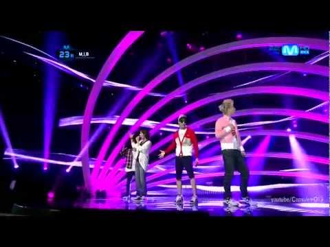 [120712] M.I.B - Only Hard For Me [나만 힘들게] @ Mcountdown