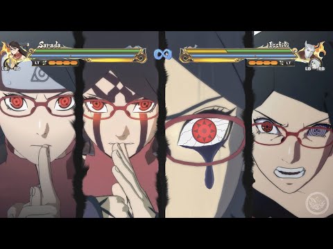 All Sarada Transformations & Ultimate Jutsus (4K 60fps) - Naruto Storm Connections