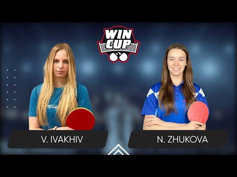 18:15 Valeriia Ivakhiv - Nadiia Zhukova West 4 WIN CUP 18.08.2024 | TableTennis WINCUP