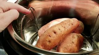 Instant Pot -  baked sweet potatoes recipe