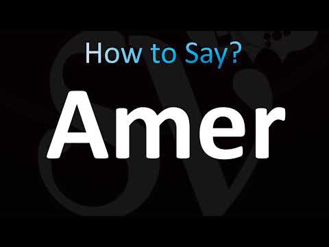 How to Pronounce Amer (CORRECTLY!)