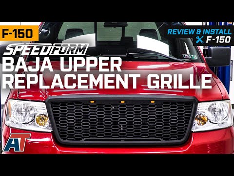 2004-2008 F150 SpeedForm Baja Upper Replacement Grille with LED Lighting Review & Install