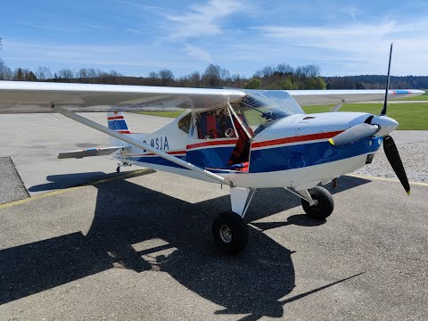 Fk9 Mk2 - Flug nach Österreich - Schärding-Suben (LOLS) mit Alpenpanorama