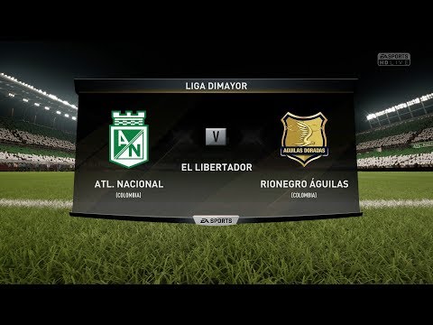 Atlético Nacional vs Rionegro Águilas | Liga Aguila 2017-2018 | FIFA 18 PS4 | Marius Gatea