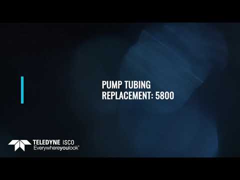 5800 Sampler - How to replace the pump tubing