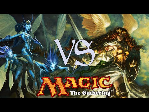 MtG Modern Gameplay - U/B Faeries VS U/W Control
