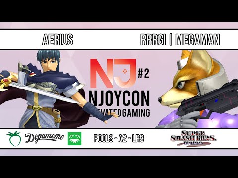 nJoyCon 2 - Aerius (Marth) VS RRRGI | Megaman (Fox) - SSBM - Pools A2 (LR3) Top 32 Qualifier