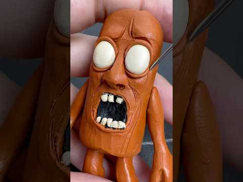 I made a very scary Tung Tung Sahur#tungtungtungsahur #clay #plasticinerelax #tatatasahur