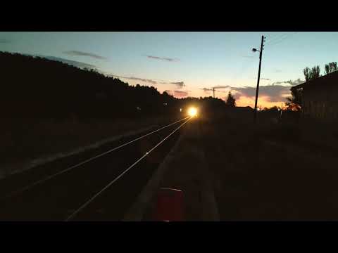 AEG DE IC2000N approaching Lefkothea station as Hellenic Train 1631 (10/10/2022)