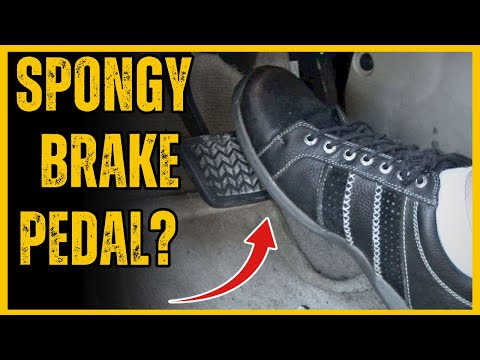 7 Causes of Spongy or Soft Brake Pedal: How To Fix