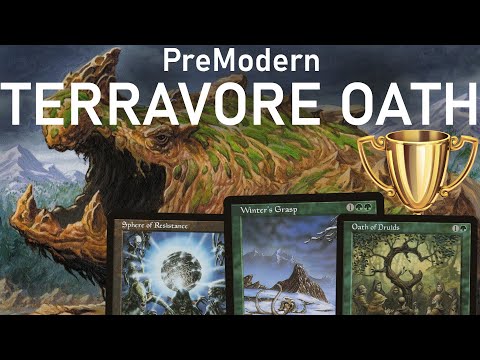 THE ONE TRUE GOYF! Premodern RG Terravore Oath. Land Destruction Control. MTG Undefeated 5-0 Trophy