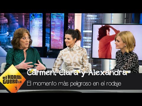 Carmen Maura, Clara Lago y Alexandra Jiménez y el momento más peligroso rodando - El Hormiguero 3.0